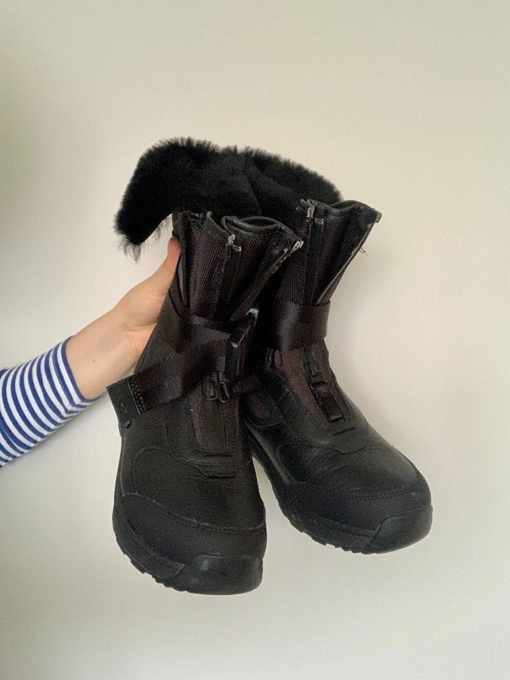 Black UGG snow boots